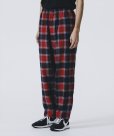 画像4: ROTTWEILER/R9 NEL CHECK PANTS（RED）［ネルチェックパンツ-25春夏］ (4)