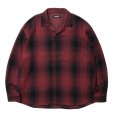画像1: ROTTWEILER/R9 CHAMPION CHECK SHIRT（RED）［チャンピオンチェックシャツ-25春夏］ (1)