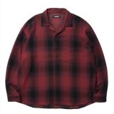 ROTTWEILER/R9 CHAMPION CHECK SHIRT（RED）［チャンピオンチェックシャツ-25春夏］