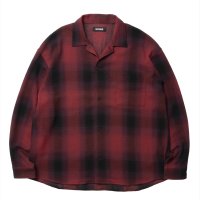 ROTTWEILER/R9 CHAMPION CHECK SHIRT（RED）［チャンピオンチェックシャツ-25春夏］