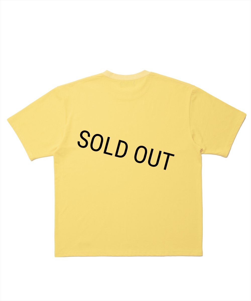 画像2: ROTTWEILER/R9 LOGO TEE（YELLOW）［オリジナルT-25春夏］ (2)