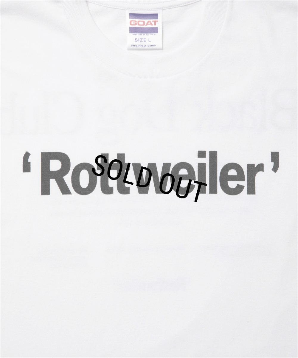 画像5: 【40%OFF】ROTTWEILER/RW TEE（WHITE）［プリントT-25春夏］ (5)