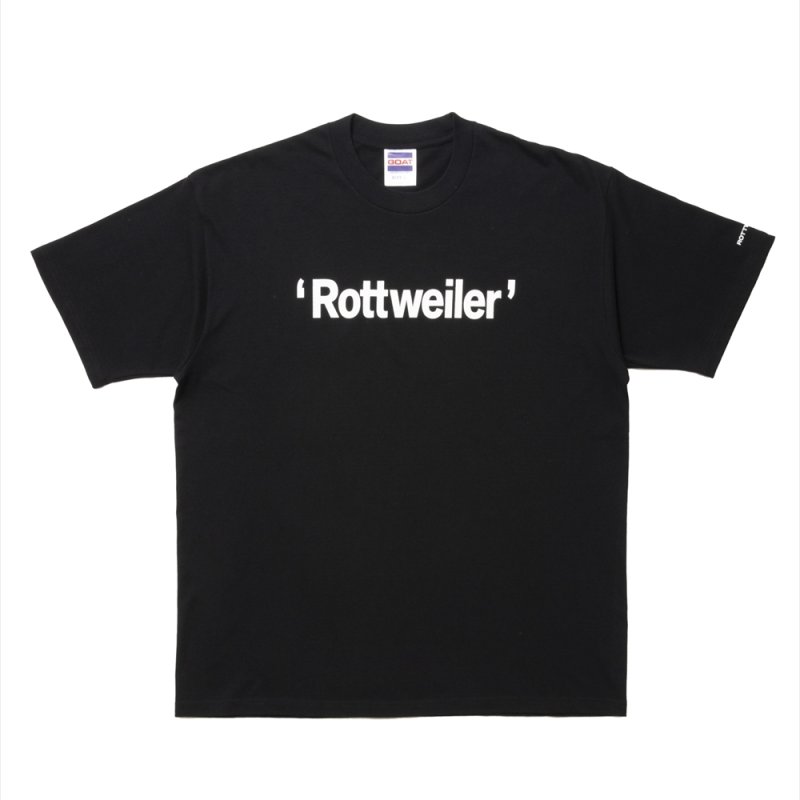 画像1: 【20％OFF】ROTTWEILER/RW TEE（BLACK）［プリントT-25春夏］
