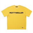 画像1: ROTTWEILER/R9 LOGO TEE（YELLOW）［オリジナルT-25春夏］ (1)
