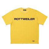 ROTTWEILER/R9 LOGO TEE（YELLOW）［オリジナルT-25春夏］