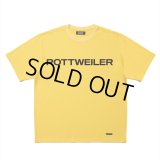 ROTTWEILER/R9 LOGO TEE（YELLOW）［オリジナルT-25春夏］