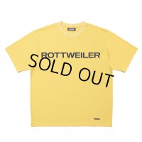 ROTTWEILER/R9 LOGO TEE（YELLOW）［オリジナルT-25春夏］