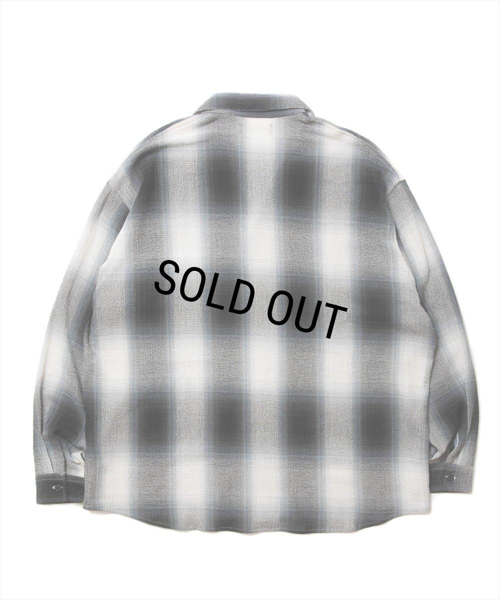 画像2: ROTTWEILER/R9 CHAMPION CHECK SHIRT（BLACK）［チャンピオンチェックシャツ-25春夏］ (2)