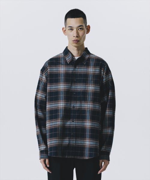 他の写真3: ROTTWEILER/R9 BRUSHED TWILL SHIRT（BROWN）［ブラッシュドツイルシャツ-25春夏］