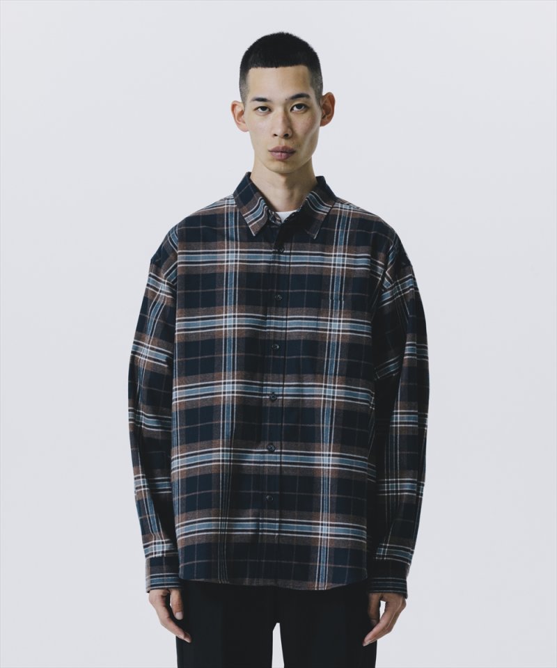 画像3: 【30%OFF】ROTTWEILER/R9 BRUSHED TWILL SHIRT（BROWN）［ブラッシュドツイルシャツ-25春夏］