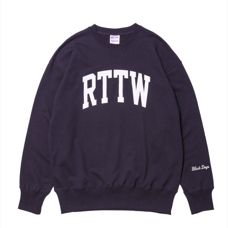 画像1: ROTTWEILER/RTTW SWEATER（NAVY）［クルーネックスウェット-25春夏］