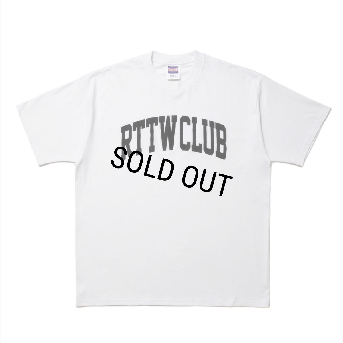 画像1: 【20％OFF】ROTTWEILER/RTTW.C TEE（WHITE）［プリントT-25春夏］ (1)