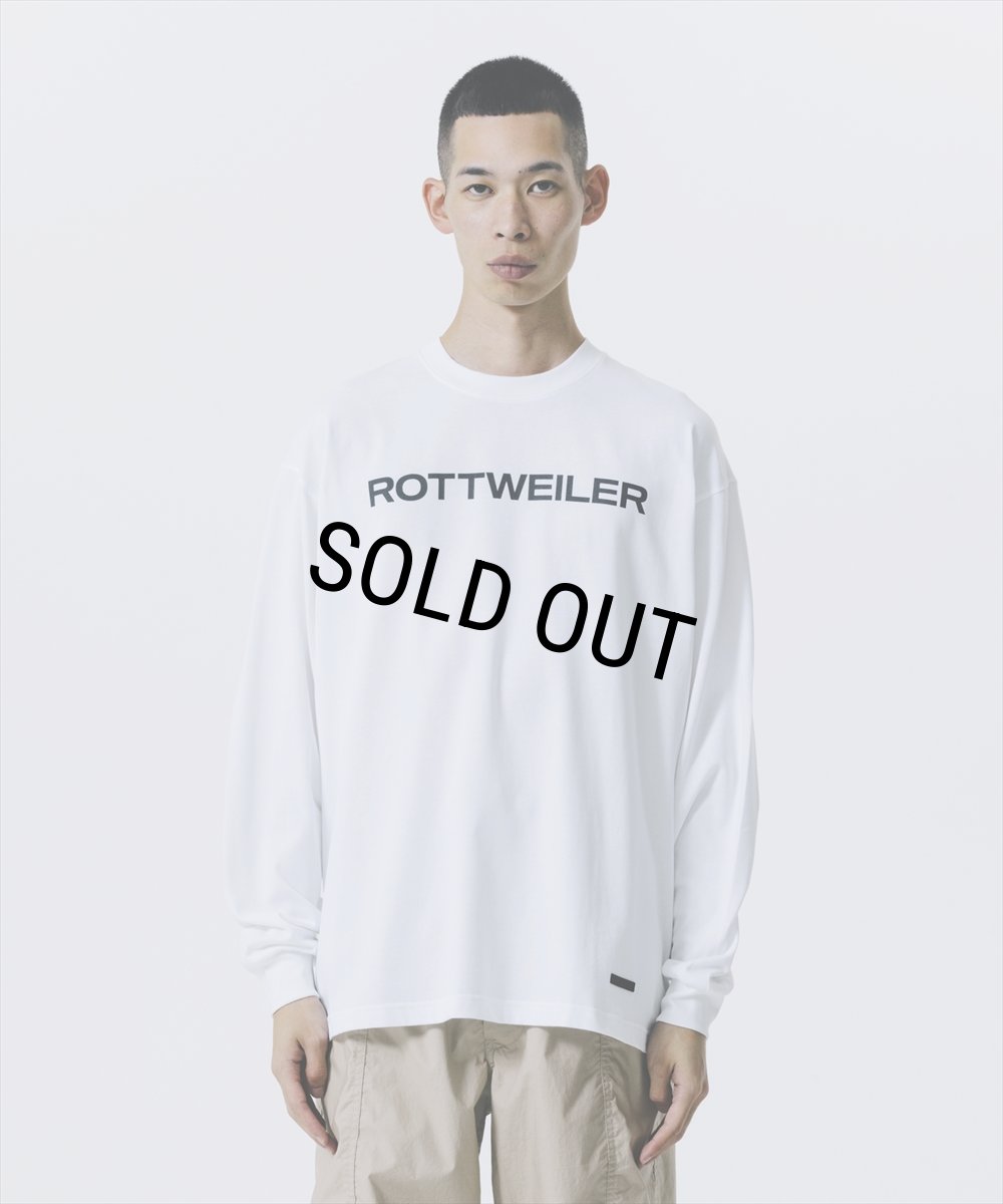 画像6: 【30%OFF】ROTTWEILER/R9 LOGO LS TEE（WHITE）［オリジナル長袖T-25春夏］ (6)