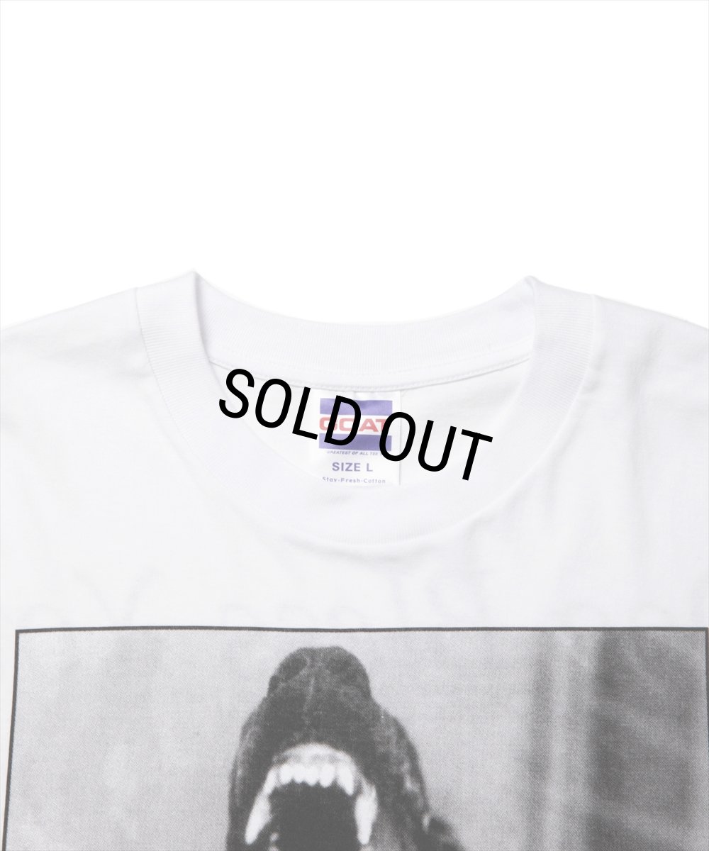 画像4: 【30%OFF】ROTTWEILER/DOG PHOTO LS TEE（WHITE）［プリント長袖T-25春夏］ (4)