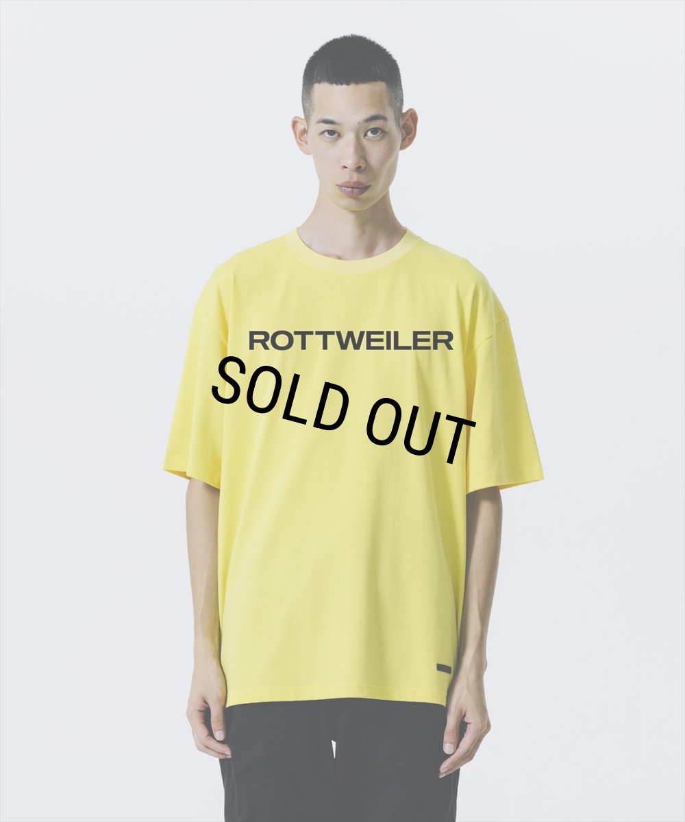 画像6: ROTTWEILER/R9 LOGO TEE（YELLOW）［オリジナルT-25春夏］ (6)