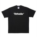 ROTTWEILER/RW TEE（BLACK）［プリントT-25春夏］
