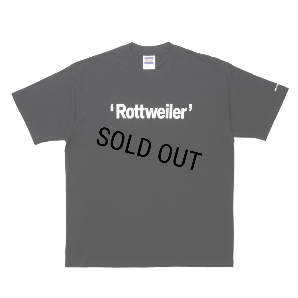 画像1: 【40%OFF】ROTTWEILER/RW TEE（BLACK）［プリントT-25春夏］ (1)