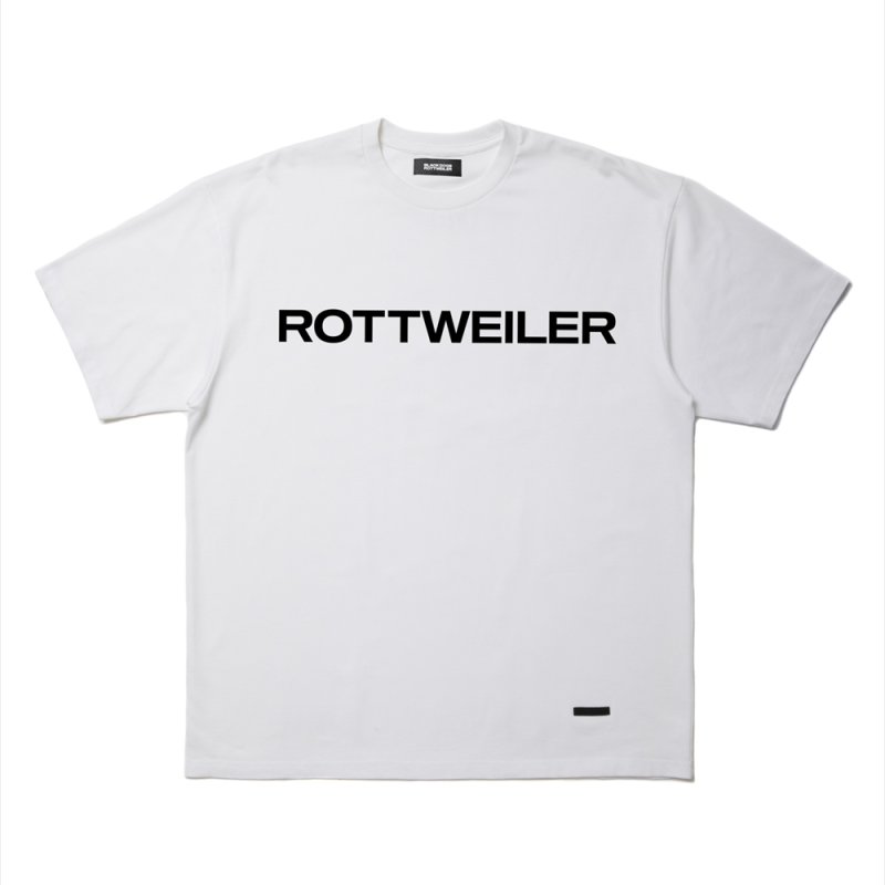 画像1: 【20％OFF】ROTTWEILER/R9 LOGO TEE（WHITE）［オリジナルT-25春夏］