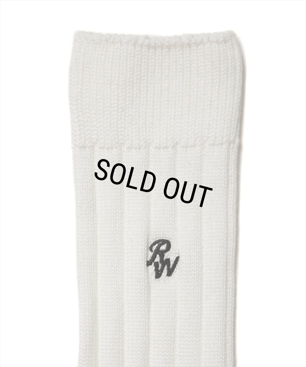 画像3: 【20%OFF】ROTTWEILER/R9 PURPLE SOX（WHITE）［ソックス-25春夏］ (3)