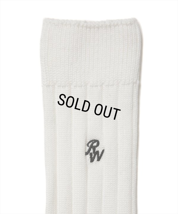 画像3: 【20%OFF】ROTTWEILER/R9 PURPLE SOX（WHITE）［ソックス-25春夏］