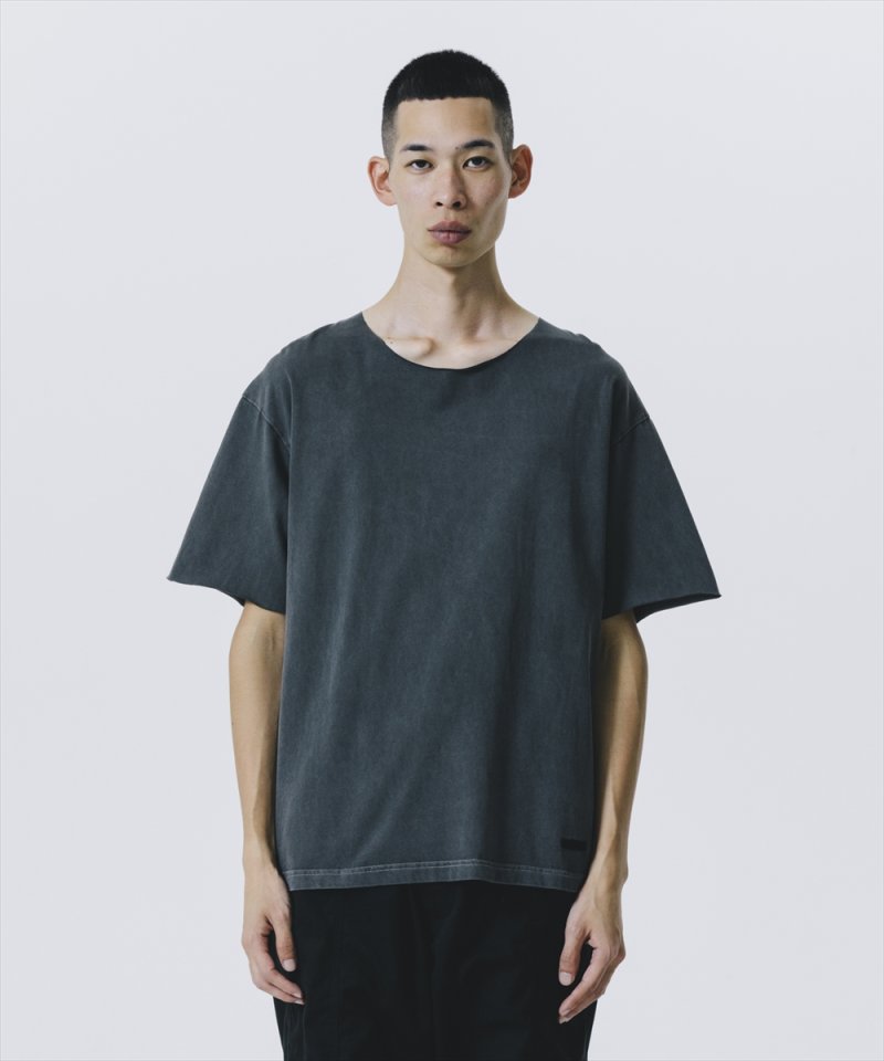 画像3: 【20％OFF】ROTTWEILER/PIGMENT CUT OFF TEE（CHARCOAL）［ピグメント染めカットオフT-25春夏］