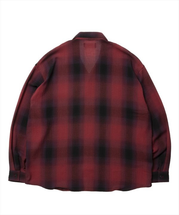 画像2: ROTTWEILER/R9 CHAMPION CHECK SHIRT（RED）［チャンピオンチェックシャツ-25春夏］