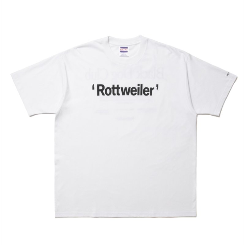 画像1: 【20％OFF】ROTTWEILER/RW TEE（WHITE）［プリントT-25春夏］