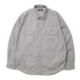 画像1: ROTTWEILER/R9 GRAY DENIM SHIRT（GRAY）［グレーデニムシャツ-25春夏］ (1)