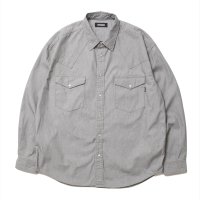 ROTTWEILER/R9 GRAY DENIM SHIRT（GRAY）［グレーデニムシャツ-25春夏］