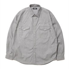 画像1: 【30%OFF】ROTTWEILER/R9 GRAY DENIM SHIRT（GRAY）［グレーデニムシャツ-25春夏］ (1)
