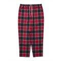 【30％OFF】ROTTWEILER/R9 NEL CHECK PANTS（RED）［ネルチェックパンツ-25春夏］