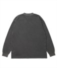 画像2: ROTTWEILER/R9 PIGMENT LS TEE（CHARCOAL）［ピグメント染めオリジナル長袖T-25春夏］ (2)