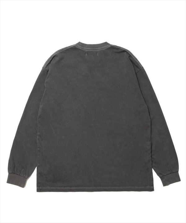 画像2: ROTTWEILER/R9 PIGMENT LS TEE（CHARCOAL）［ピグメント染めオリジナル長袖T-25春夏］