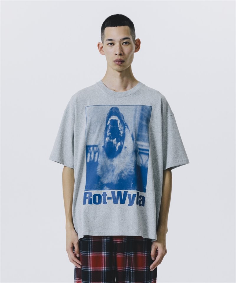 画像2: ROTTWEILER/DOG PHOTO TEE（GRAY）［プリントT-25春夏］