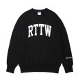 画像1: ROTTWEILER/RTTW SWEATER（BLACK）［クルーネックスウェット-25春夏］ (1)