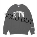ROTTWEILER/RTTW SWEATER（BLACK）［クルーネックスウェット-25春夏］