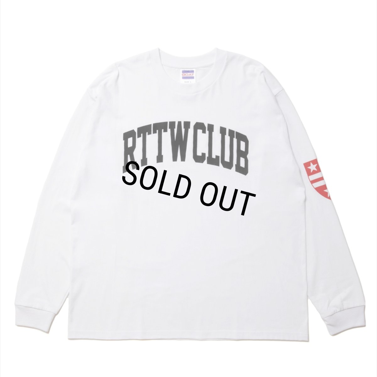 画像1: ROTTWEILER/RTTW.C LS TEE（WHITE）［プリント長袖T-25春夏］ (1)