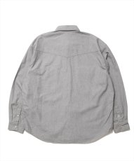 画像2: 【30%OFF】ROTTWEILER/R9 GRAY DENIM SHIRT（GRAY）［グレーデニムシャツ-25春夏］ (2)