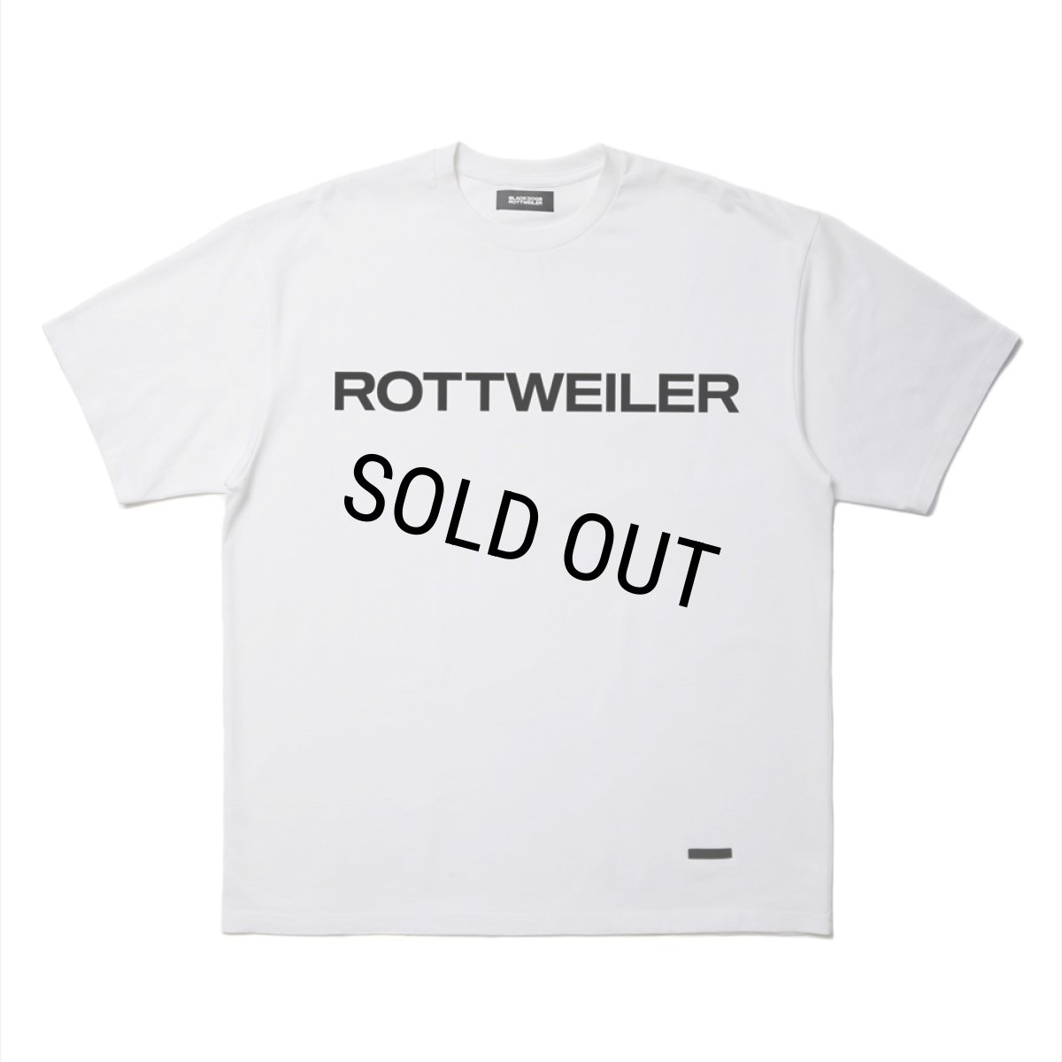 画像1: 【30％OFF】ROTTWEILER/R9 LOGO TEE（WHITE）［オリジナルT-25春夏］ (1)