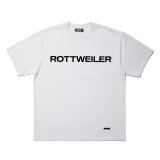ROTTWEILER/R9 LOGO TEE（WHITE）［オリジナルT-25春夏］