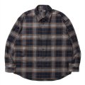 ROTTWEILER/R9 BRUSHED TWILL SHIRT（BROWN）［ブラッシュドツイルシャツ-25春夏］