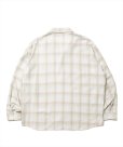 画像2: ROTTWEILER/R9 OMBRE SHIRT（BEIGE）［オンブレチェックシャツ-25春夏］ (2)