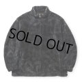 【40%OFF】CALEE/NYLON RIP FLEECE TRACK TYPE JACKET ＜SNAKE PATTERN＞（BLACK/CHARCOAL）［フリーストラックタイプJKT-24秋冬］