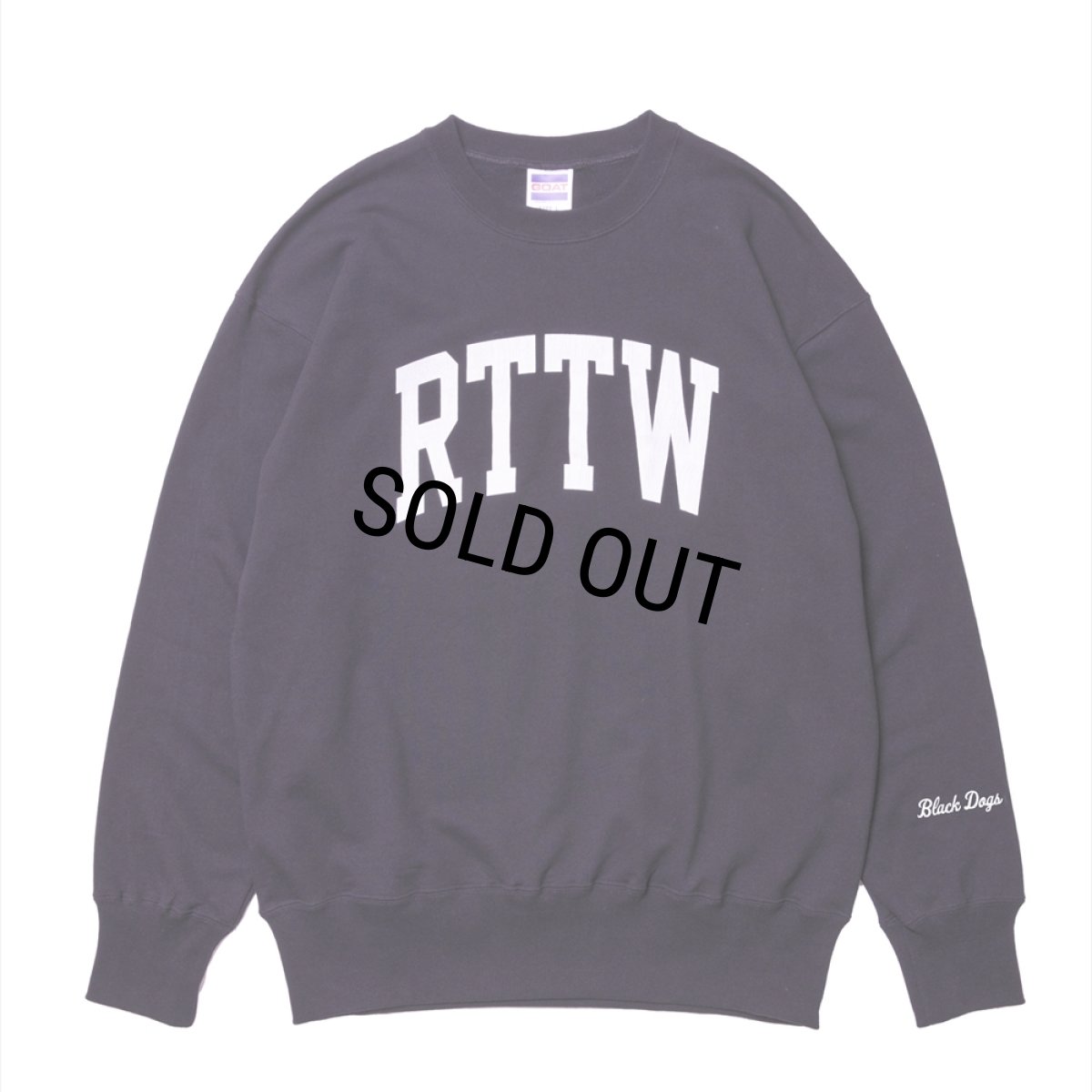 画像1: ROTTWEILER/RTTW SWEATER（NAVY）［クルーネックスウェット-25春夏］ (1)