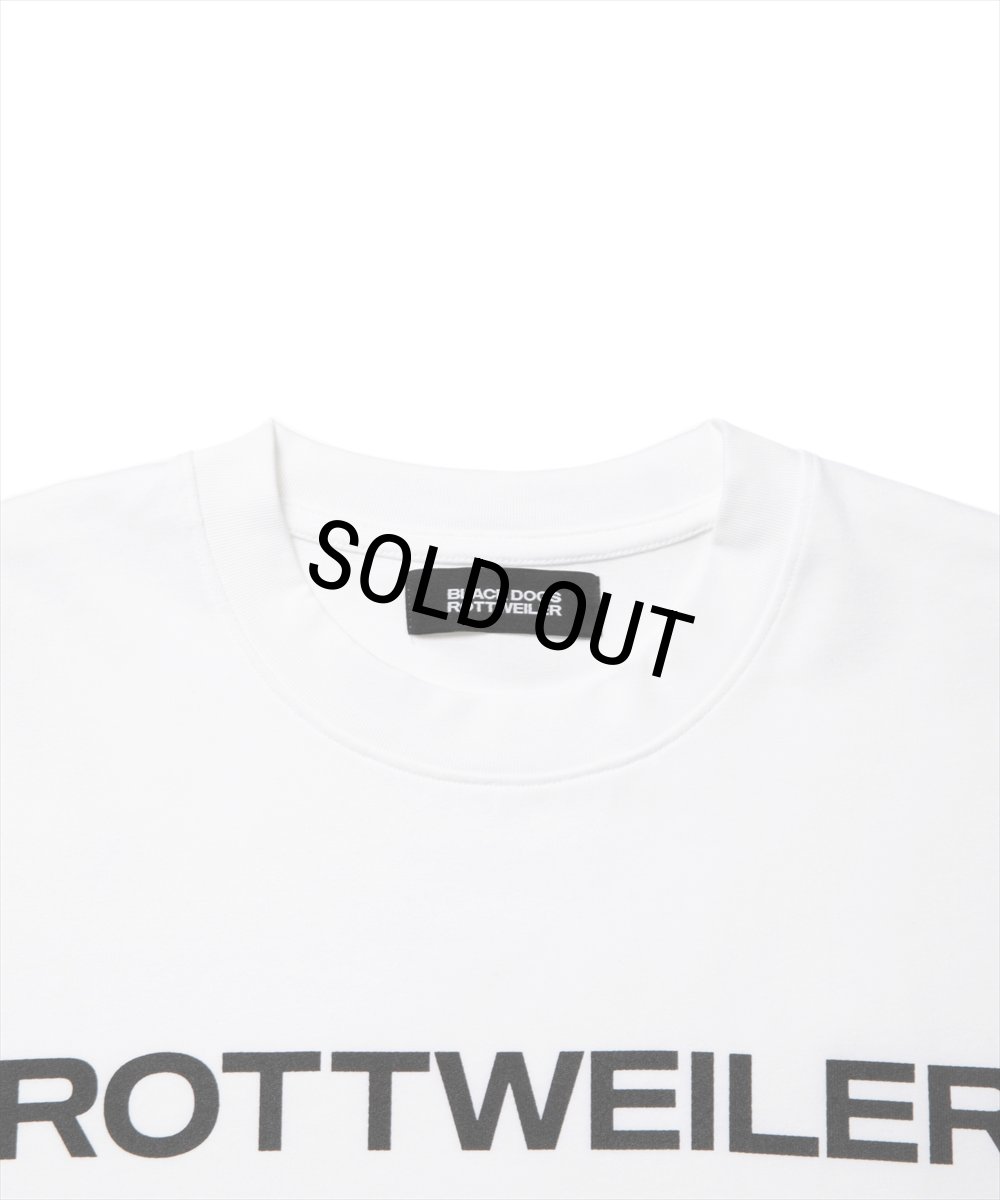 画像3: 【30％OFF】ROTTWEILER/R9 LOGO TEE（WHITE）［オリジナルT-25春夏］ (3)