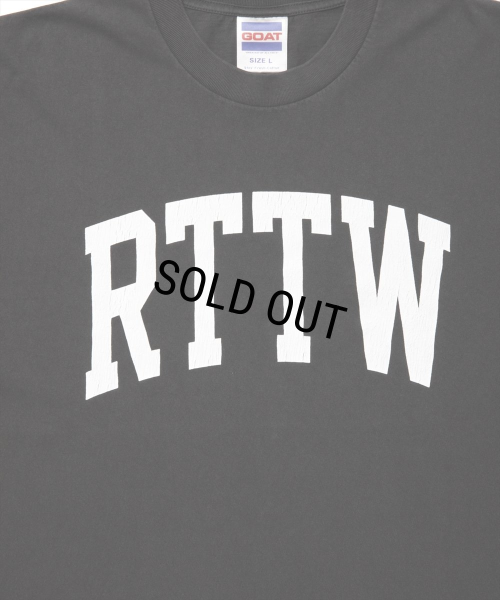 画像4: ROTTWEILER/RTTW PIGMENT TEE（CHARCOAL）［ピグメント染めプリントT-25春夏］ (4)