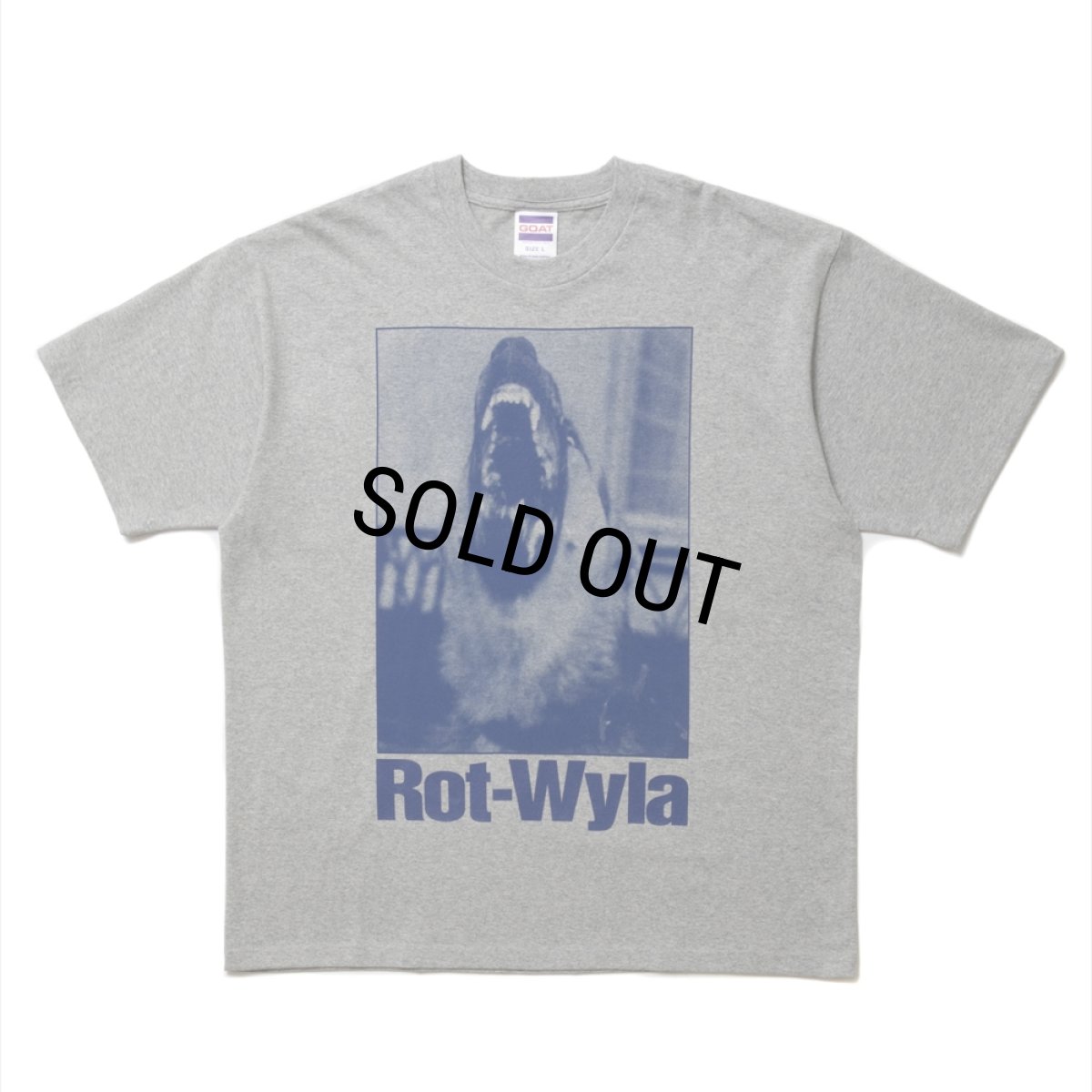 画像1: ROTTWEILER/DOG PHOTO TEE（GRAY）［プリントT-25春夏］ (1)