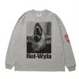 画像1: ROTTWEILER/DOG PHOTO LS TEE（GRAY）［プリント長袖T-25春夏］ (1)