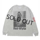 【30%OFF】ROTTWEILER/DOG PHOTO LS TEE（GRAY）［プリント長袖T-25春夏］
