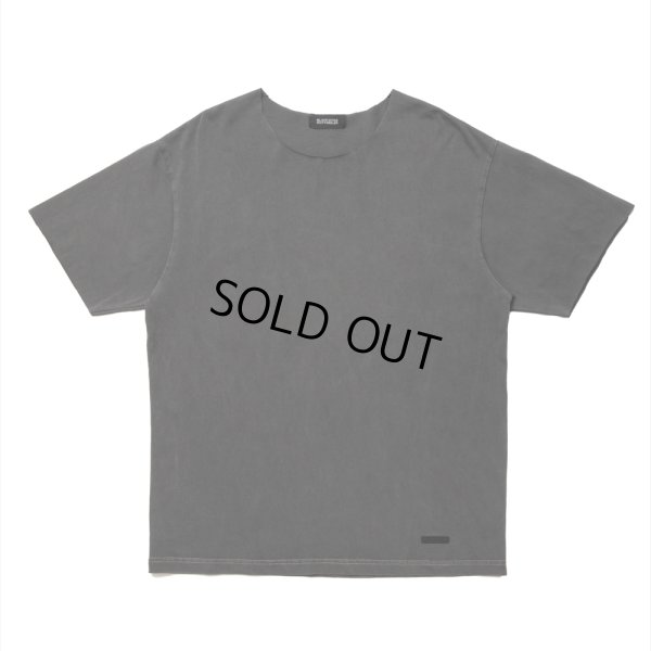 画像1: 【20％OFF】ROTTWEILER/PIGMENT CUT OFF TEE（CHARCOAL）［ピグメント染めカットオフT-25春夏］